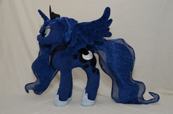 Size: 1000x662 | Tagged: safe, artist:makeshiftwings30, princess luna, g4, irl, photo, plushie, solo