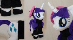 Size: 1000x548 | Tagged: safe, artist:makeshiftwings30, rarity, g4, irl, photo, plushie