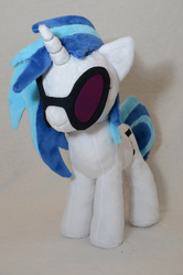 Size: 662x1000 | Tagged: safe, artist:makeshiftwings30, dj pon-3, vinyl scratch, g4, irl, photo, plushie
