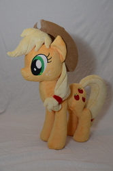 Size: 662x1000 | Tagged: safe, artist:makeshiftwings30, applejack, g4, irl, photo, plushie