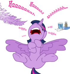Size: 3029x3200 | Tagged: safe, artist:masterxtreme, twilight sparkle, alicorn, pony, g4, belly, butt, female, fetish, high res, mare, nostril flare, nostrils, plot, simple background, sneezing, sneezing fetish, sneezy, sniffling, solo, spread legs, spread wings, transparent background, twilight sparkle (alicorn)