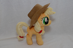 Size: 1000x662 | Tagged: safe, artist:makeshiftwings30, applejack, g4, filly, irl, photo, plushie
