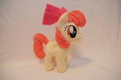 Size: 600x397 | Tagged: safe, artist:makeshiftwings30, apple bloom, g4, irl, photo, plushie