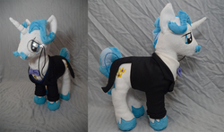 Size: 1000x593 | Tagged: safe, artist:makeshiftwings30, fancypants, g4, irl, photo, plushie