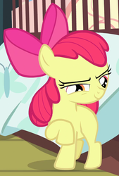 Size: 642x950 | Tagged: safe, screencap, apple bloom, earth pony, pony, g4, my little pony: friendship is magic, somepony to watch over me, female, solo