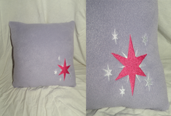 Size: 700x473 | Tagged: safe, artist:makeshiftwings30, twilight sparkle, g4, craft, cutie mark, pillow