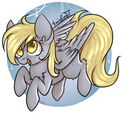Size: 2384x2211 | Tagged: safe, artist:yukomaussi, derpy hooves, pegasus, pony, g4, female, high res, mare, solo