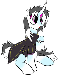 Size: 435x558 | Tagged: safe, artist:rubi, oc, oc only, oc:solus, pony, unicorn, gradient hooves, horn, solo