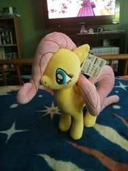 Size: 2448x3264 | Tagged: safe, artist:onlyfactory, fluttershy, g4, bootleg, high res, irl, photo, plushie, toy