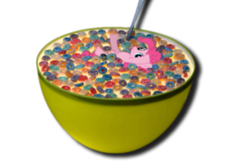 Size: 550x400 | Tagged: safe, artist:sersys, pinkie pie, g4, cereal, froot loops