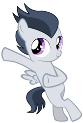 Size: 808x1196 | Tagged: dead source, safe, artist:dreamcasterpegasus, rumble, pony, g4, bipedal, bipedal leaning, colt, male, simple background, solo, transparent background, vector