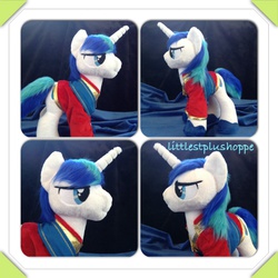 Size: 1000x1000 | Tagged: safe, artist:littlestplushoppe, shining armor, g4, irl, photo, plushie, solo