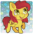 Size: 433x453 | Tagged: safe, artist:miss-glitter, oc, oc only, oc:peppy pines, pegasus, pony, female, happy, mare, smiling, solo