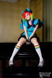 Size: 1024x1536 | Tagged: safe, artist:destinycosplay, rainbow dash, human, g4, cosplay, irl, irl human, photo, solo