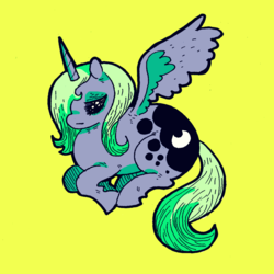 Size: 900x900 | Tagged: safe, artist:kicksatanout, princess luna, g4, female, s1 luna, simple background, solo