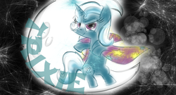 Size: 1024x551 | Tagged: safe, artist:kingflurry, trixie, pony, unicorn, g4, female, mare, solo