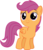 Size: 6039x7000 | Tagged: safe, artist:joemasterpencil, scootaloo, pegasus, pony, g4, absurd resolution, blank flank, cute, cutealoo, female, filly, foal, folded wings, simple background, smiling, solo, transparent background, vector, wings