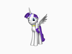 Size: 768x576 | Tagged: safe, twilight velvet, alicorn, pony, ponylumen, g4, 3d, 3d pony creator, female, race swap, solo