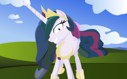 Size: 2560x1600 | Tagged: safe, artist:holy-sparks, princess celestia, princess molestia, g4, bliss xp, female, solo, webcore, windows xp