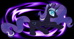 Size: 6700x3500 | Tagged: dead source, safe, artist:artknorke, nightmare rarity, g4, female, solo