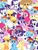 Size: 1200x1600 | Tagged: safe, artist:lozpony, applejack, fluttershy, pinkie pie, rainbow dash, rarity, twilight sparkle, g4, babyjack, collage, cute, dashabetes, diapinkes, filly, hatless, jackabetes, missing accessory, multeity, pinkamena diane pie, raribetes, shyabetes, so much pony, twiabetes, vector, weapons-grade cute, younger