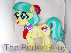 Size: 640x480 | Tagged: safe, artist:perler-pony, coco pommel, g4, female, irl, perler beads, photo, solo
