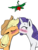 Size: 573x748 | Tagged: source needed, safe, artist:venezolanbrony, artist:xioade, edit, applejack, rarity, earth pony, pony, unicorn, g4, blushing, christmas, cute, duo, eyes closed, female, floppy ears, holly, holly mistaken for mistletoe, kiss on the lips, kissing, lesbian, mare, messy mane, ship:rarijack, shipping