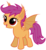 Size: 5534x6000 | Tagged: safe, artist:magister39, scootaloo, bat pony, pony, vampony, g4, absurd resolution, bat ponified, cute, cutealoo, fangs, female, filly, foal, looking up, open mouth, race swap, scootabat, simple background, smiling, solo, spread wings, transparent background, vector, wings