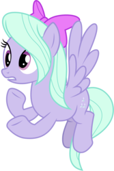 Size: 6000x9000 | Tagged: safe, artist:caliazian, flitter, g4, it ain't easy being breezies, absurd resolution, background pony, bow, female, simple background, solo, transparent background, vector