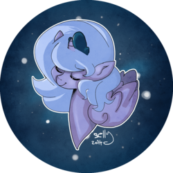 Size: 1000x1000 | Tagged: safe, artist:sellyinwonderland, princess luna, g4, female, solo