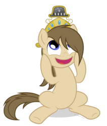 Size: 1528x1802 | Tagged: safe, artist:littlehybridshila, oc, oc only, earth pony, pony, hat, simple background, solo, transparent background, vector