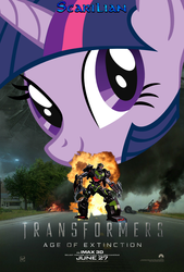 Size: 1000x1482 | Tagged: safe, twilight sparkle, g4, bayformers, lockdown (transformers), transformers