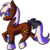 Size: 582x583 | Tagged: safe, artist:sunsetthedragon, earth pony, pony, epona, epony, female, mare, ponified, solo, the legend of zelda