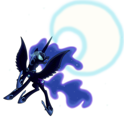 Size: 1024x1024 | Tagged: safe, artist:pampoke, nightmare moon, g4, female, solo