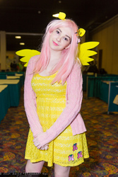 Size: 1365x2048 | Tagged: safe, artist:lochlan o'neil, fluttershy, human, g4, cosplay, irl, irl human, photo, solo