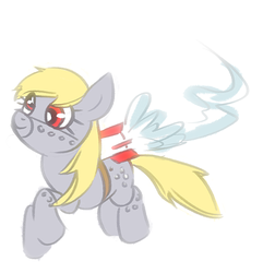 Size: 521x540 | Tagged: artist needed, safe, derpy hooves, pegasus, pony, robot, g4, female, mare, solo