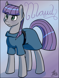 Size: 774x1024 | Tagged: dead source, safe, artist:tlatophat, maud pie, g4, maud pie (episode), female, solo