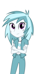 Size: 652x1226 | Tagged: safe, artist:iamaquamarine, oc, oc only, equestria girls, g4, crossed arms, recolor, solo