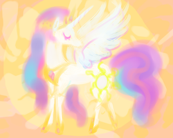 Size: 1000x800 | Tagged: safe, artist:puffpink, princess celestia, g4, female, solo