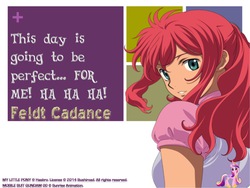 Size: 720x540 | Tagged: safe, princess cadance, human, g4, ayahi takagaki, feldt grace, gundam, gundam 00, japanese, mobile suit gundam 00, voice actor joke