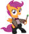 Size: 1902x2226 | Tagged: safe, artist:cloudy glow, scootaloo, pony, g4, bipedal, blazer, boots, bowtie, clothes, cosplay, doctor who, eleventh doctor, female, leather, leather boots, pinstripe, shirt, shoes, simple background, solo, sonic screwdriver, transparent background, tweed, vector