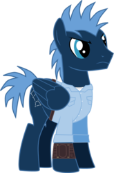 Size: 379x573 | Tagged: safe, artist:ruinedomega, star hunter, pegasus, pony, g4, doctor who, jack harkness, male, ponified, ponyscape, simple background, solo, stallion, torchwood, transparent background, vector