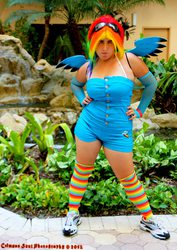 Size: 1447x2048 | Tagged: safe, artist:chibi-chancosplay, rainbow dash, human, g4, cosplay, irl, irl human, photo, solo