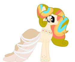 Size: 881x732 | Tagged: safe, artist:mlploverandsoniclover, oc, oc only, pony, autumn, clothes, dots, dress, solo