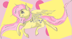 Size: 1891x1040 | Tagged: safe, artist:blackkittiez, fluttershy, g4, female, solo