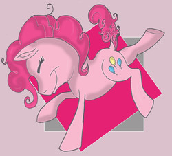 Size: 1410x1278 | Tagged: safe, artist:blackkittiez, pinkie pie, g4, female, solo