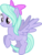 Size: 3000x3995 | Tagged: safe, artist:scourge707, flitter, pegasus, pony, g4, bow, female, hair bow, high res, mare, simple background, smiling, solo, spread wings, transparent background, vector, wings