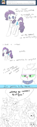 Size: 680x2340 | Tagged: safe, artist:moonblizzard, opalescence, rarity, cat, g4, ask, rarity answers, tumblr