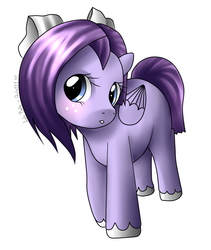 Size: 2400x2850 | Tagged: safe, artist:quila111, oc, oc only, oc:lulu belle, pegasus, pony, bow, freckles, high res, solo