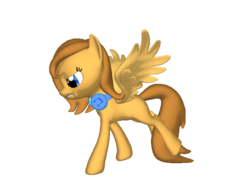 Size: 768x576 | Tagged: safe, oc, oc only, pegasus, pony, ponylumen, 3d, 3d pony creator, pegasus oc, royal winged pegasus, solo, walking